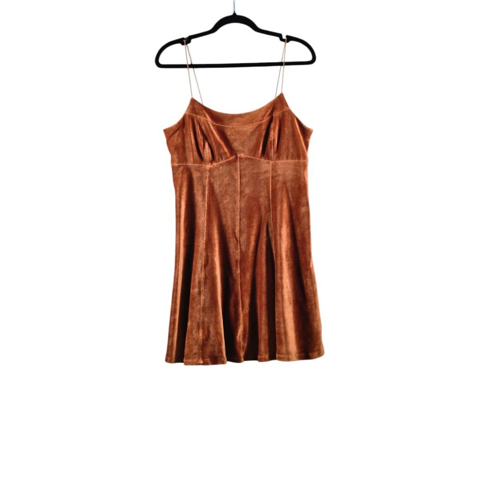 Wild Fable Size Large Dress Spaghetti Strap Burt Orange